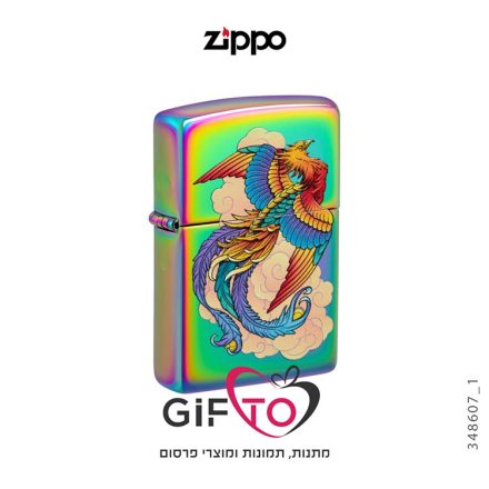 מצית זיפו פניקס צבעוני