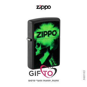 מצית זיפו גולגולת סייבר