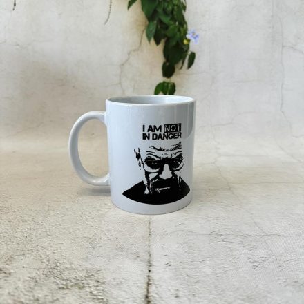 ספל לבן I am the danger