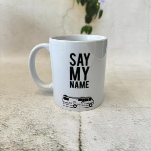 ספל לבן Say My Name
