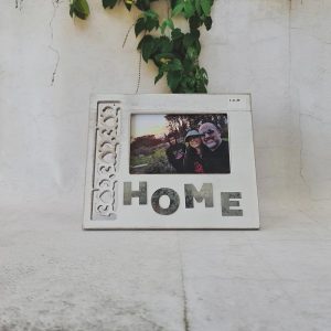 מסגרת HOME עם תחרה עץ
