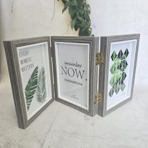 מסגרת עץ מתקפלת בעיצוב אישי – מתנה ייחודית עם הדפסה